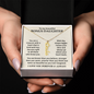 To My Bonus Daughter - Personalized Vertical Name Necklace