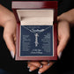 To My Soulmate Custom Gift For Her - Personalized Vertical Name Necklace