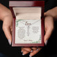 To My Love Gift For Her - Personalized Vertical Name Necklace