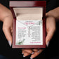 Custom Gift For Her - Personalized Vertical Name Necklace