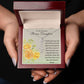 To My Bonus Daughter - Personalized Vertical Name Necklace