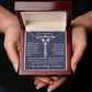 To My Soulmate Gift For Her - Personalized Vertical Name Necklace