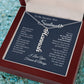 To My Soulmate Custom Gift For Her - Personalized Vertical Name Necklace