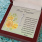 To My Bonus Daughter - Personalized Vertical Name Necklace