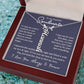To My Soulmate Gift For Her - Personalized Vertical Name Necklace