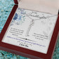 To My Granddaughter Custom Gift - Personalized Vertical Name Necklace