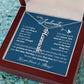 To My Soulmate Gift For Her  - Personalized Vertical Name Necklace