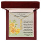To My Bonus Daughter - Personalized Vertical Name Necklace