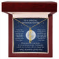 To My Granddaughter Custom Gift - Personalized Vertical Name Necklace