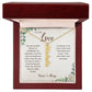 To My Love Gift For Her - Personalized Vertical Name Necklace