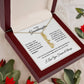 To My Granddaughter Custom Gift - Personalized Vertical Name Necklace