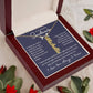 To My Soulmate Gift For Her - Personalized Vertical Name Necklace