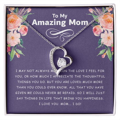 To My Mom Necklace From Daughter, Daughter Gifts To Mom