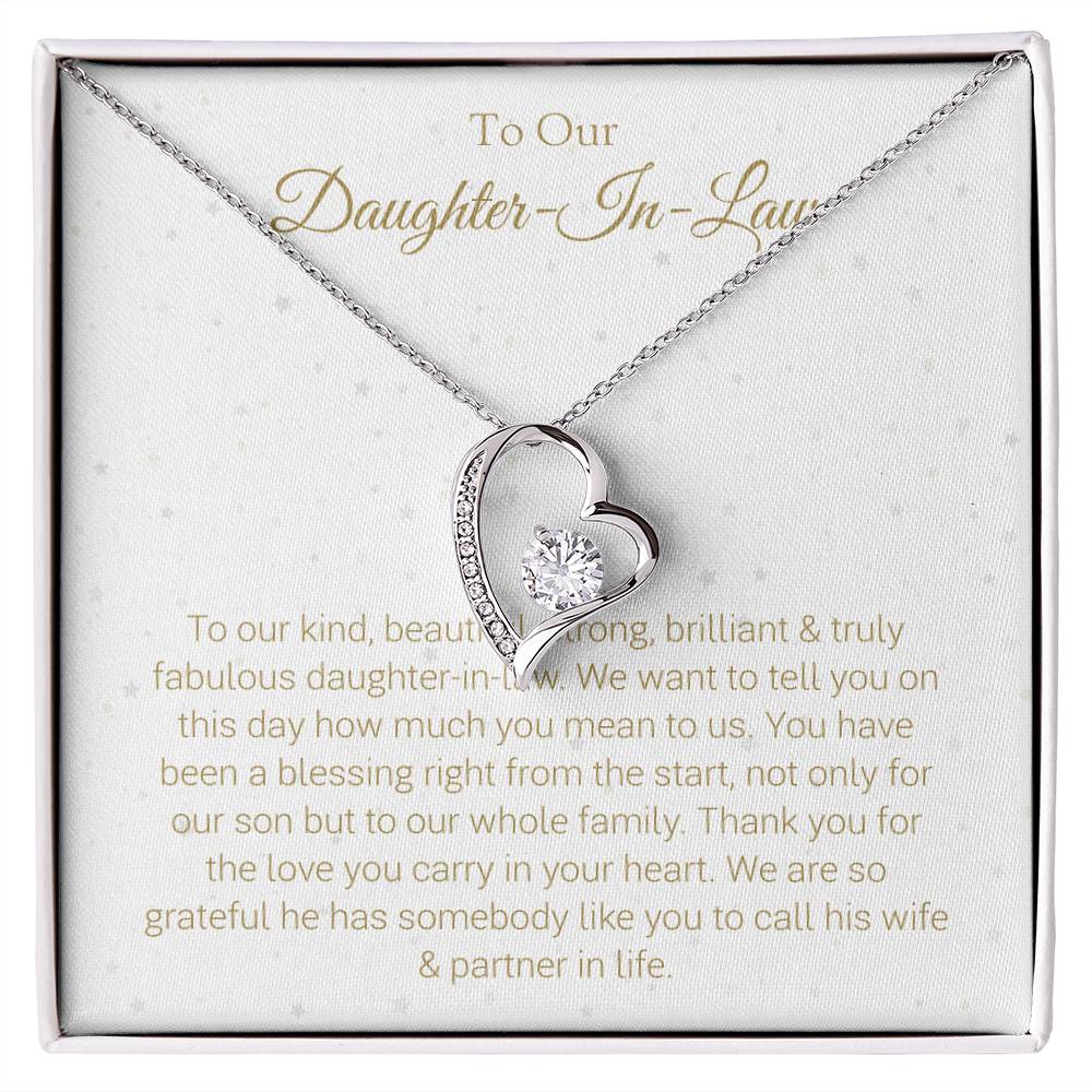 Daughter in Law Gift - Necklace Gift for Daughter-In-Law