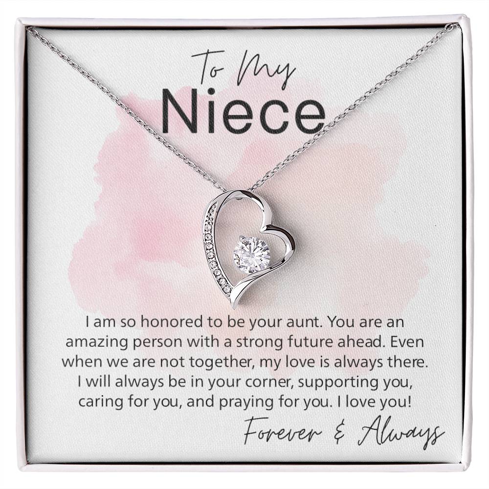 To My Niece Necklace From Aunt, Aunt Niece Necklace, Meaningful Gifts for Niece from Aunt, Aunt and Niece Gifts