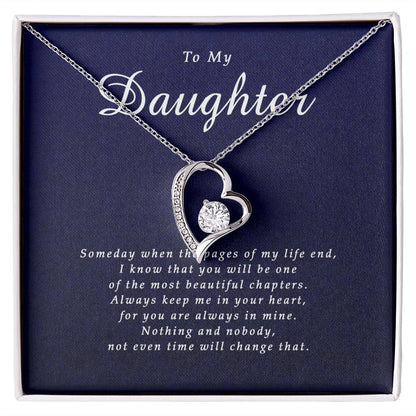 To My Daughter Gifts - Daughter Jewelry For Christmas, Thanksgiving, Birthday, Graduation, Wedding