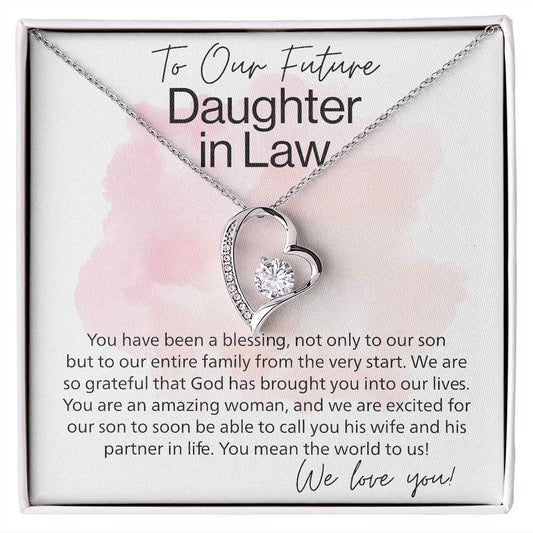 Future Daughter in Law Necklace Gifts, Welcoming Daughter In Law Into Family