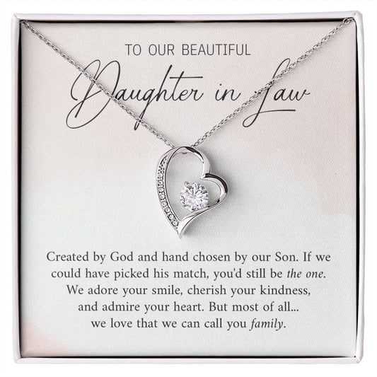 Daughter in Law Gift - Necklace Gift for Daughter-In-Law