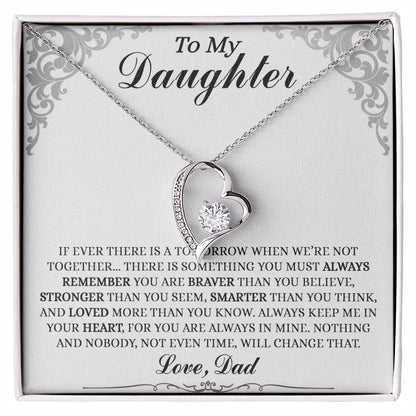 To My Daughter Gifts - Daughter Jewelry For Christmas, Thanksgiving, Birthday, Graduation, Wedding