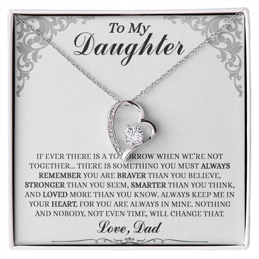 To My Daughter Gifts - Daughter Jewelry For Christmas, Thanksgiving, Birthday, Graduation, Wedding