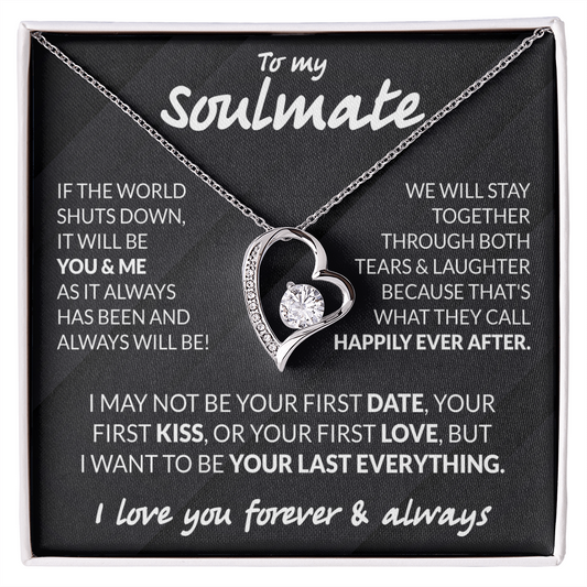 To My Soulmate Necklace - Love Necklace For Her