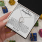 To My Daughter Gifts - Daughter Jewelry For Christmas, Thanksgiving, Birthday, Graduation, Wedding