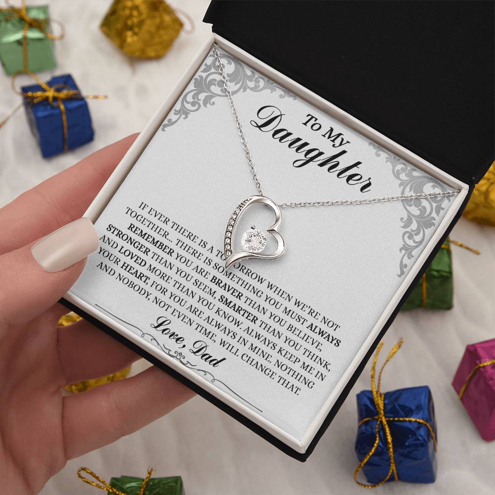 To My Daughter Gifts - Daughter Jewelry For Christmas, Thanksgiving, Birthday, Graduation, Wedding