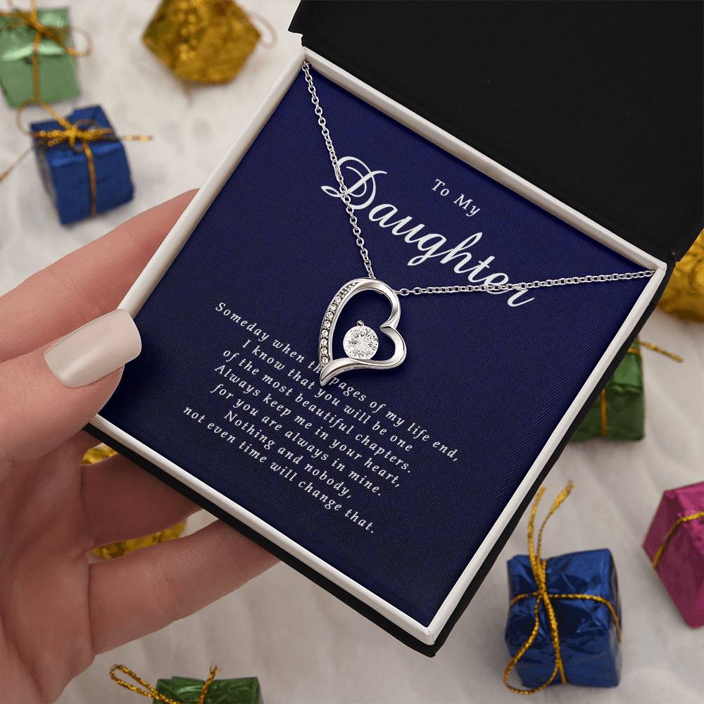 To My Daughter Gifts - Daughter Jewelry For Christmas, Thanksgiving, Birthday, Graduation, Wedding