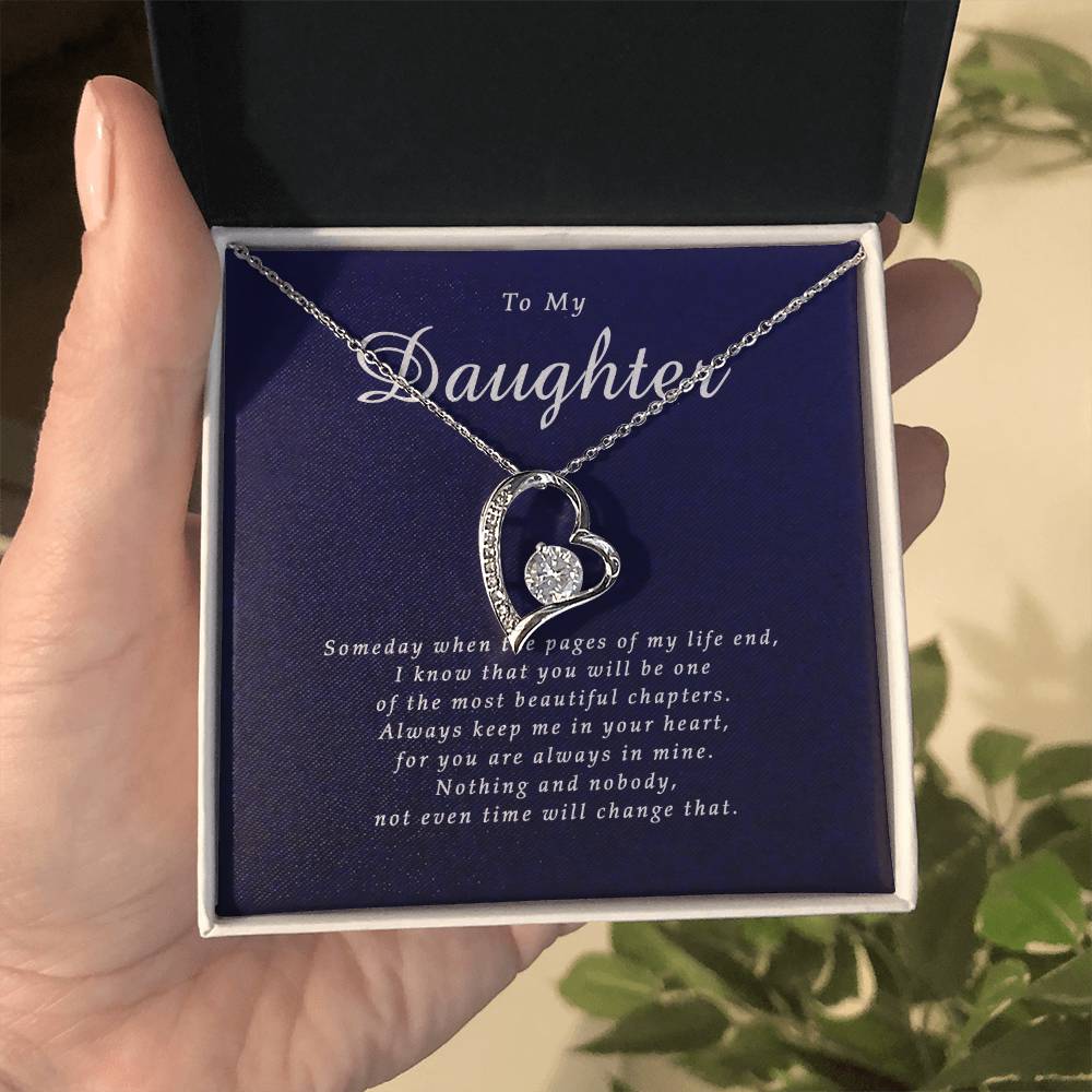 To My Daughter Gifts - Daughter Jewelry For Christmas, Thanksgiving, Birthday, Graduation, Wedding