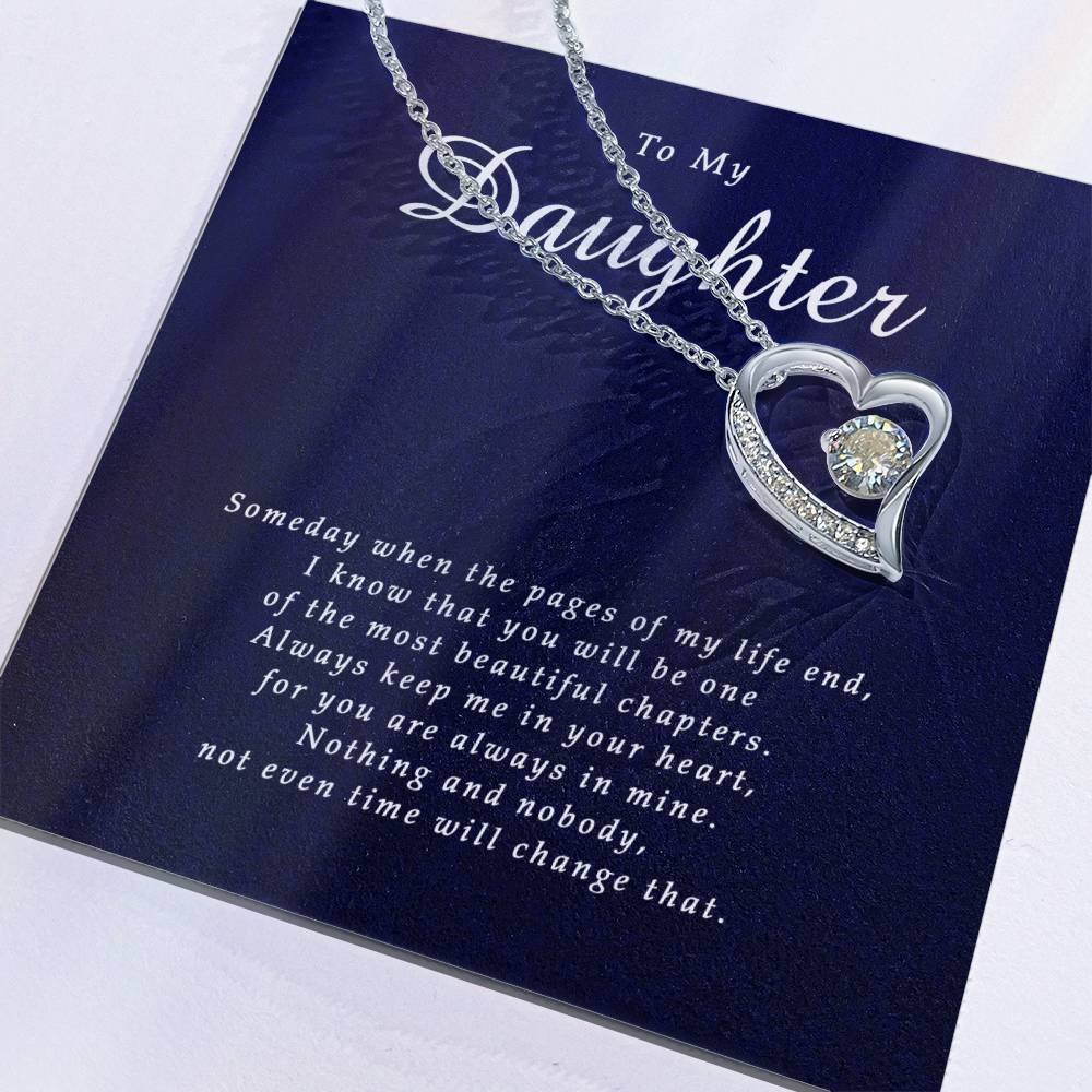 To My Daughter Gifts - Daughter Jewelry For Christmas, Thanksgiving, Birthday, Graduation, Wedding