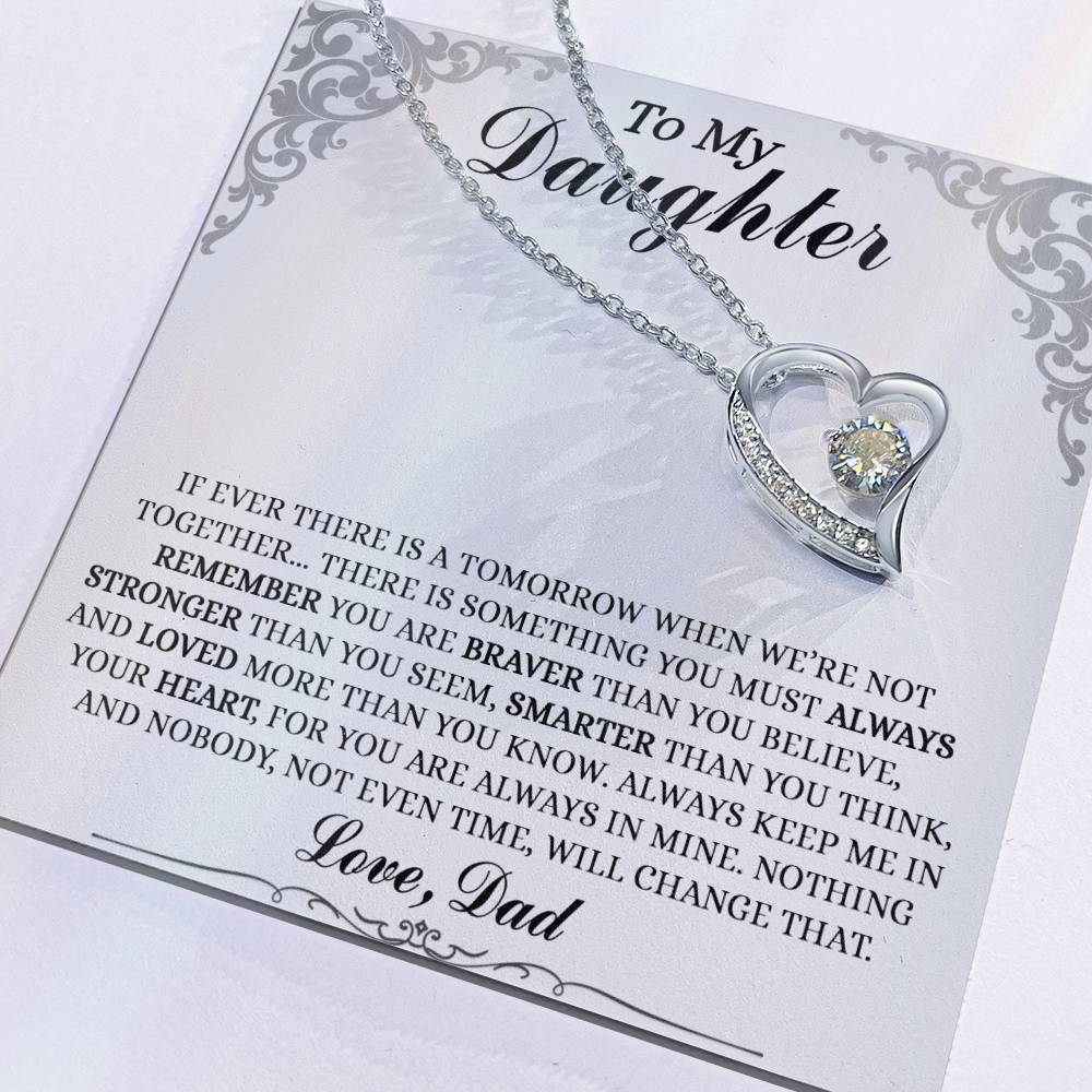 To My Daughter Gifts - Daughter Jewelry For Christmas, Thanksgiving, Birthday, Graduation, Wedding
