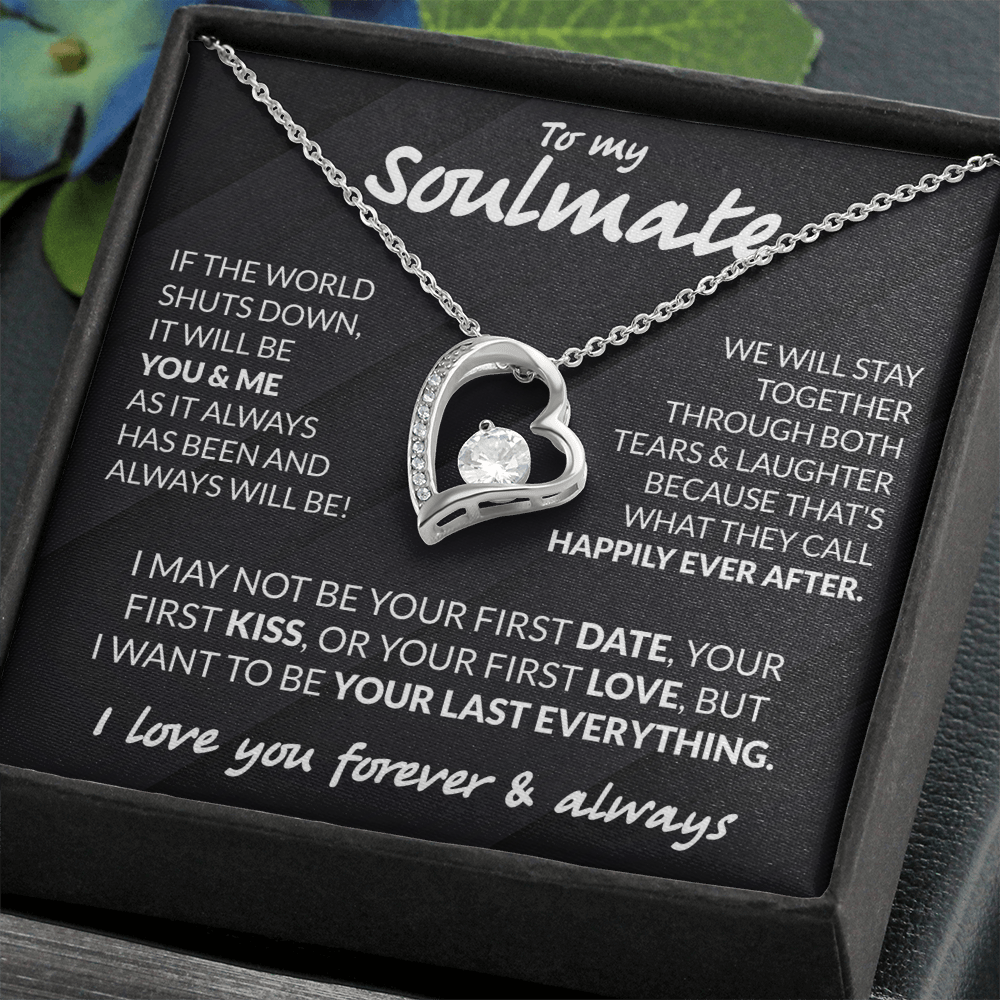 To My Soulmate Necklace - Love Necklace For Her