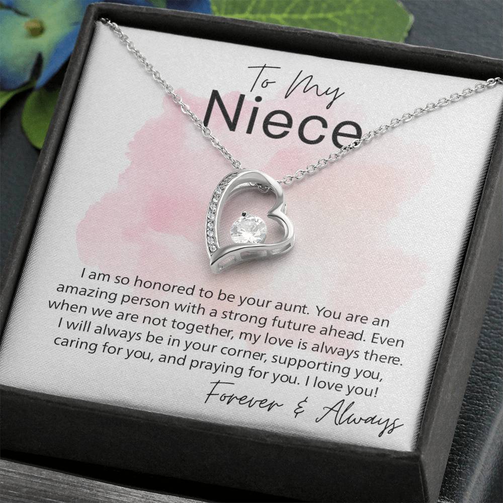 To My Niece Necklace From Aunt, Aunt Niece Necklace, Meaningful Gifts for Niece from Aunt, Aunt and Niece Gifts