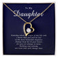 To My Daughter Gifts - Daughter Jewelry For Christmas, Thanksgiving, Birthday, Graduation, Wedding