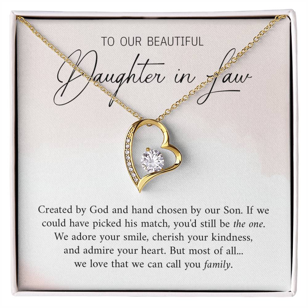 Daughter in Law Gift - Necklace Gift for Daughter-In-Law