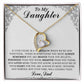 To My Daughter Gifts - Daughter Jewelry For Christmas, Thanksgiving, Birthday, Graduation, Wedding