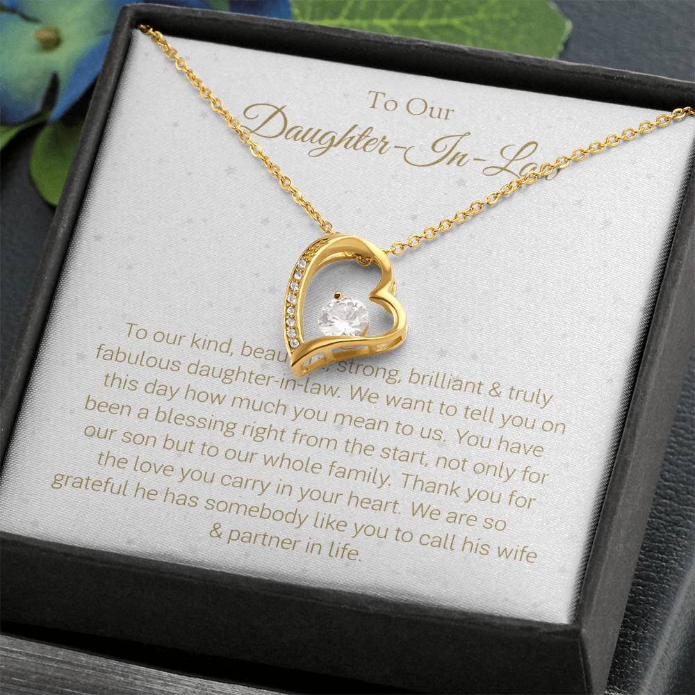 Daughter in Law Gift - Necklace Gift for Daughter-In-Law