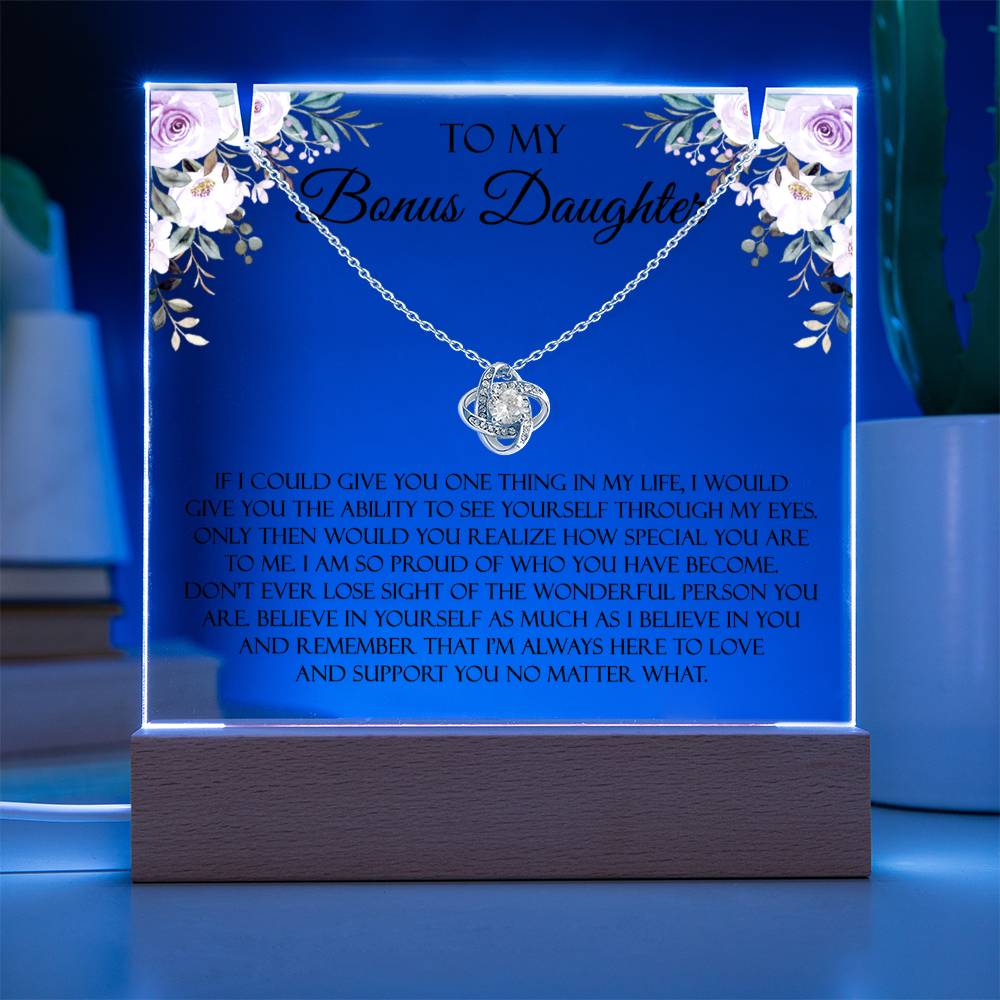 Bonus Daughter Gift - Keepsake Acrylic Necklace Bundle - A71