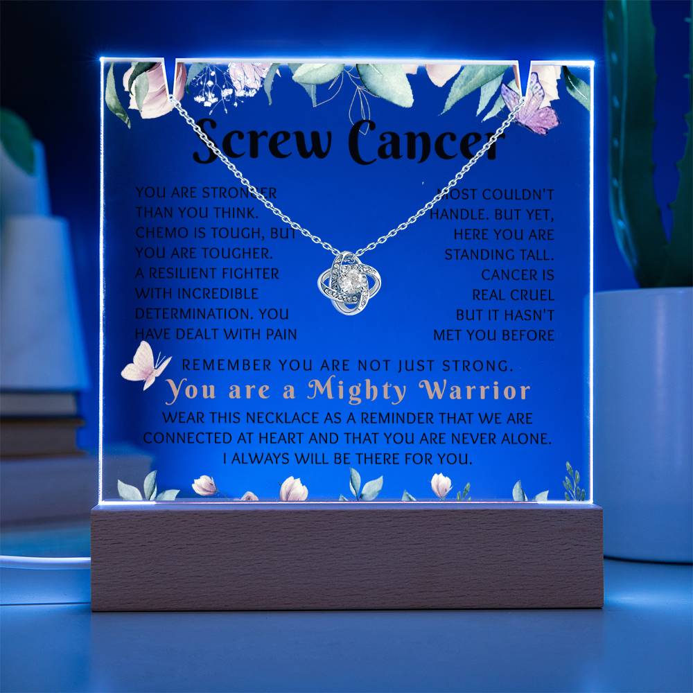 Screw Cancer, Warrior Gift For Her- A103