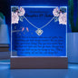 Daughter Gift From Dad - Keepsake Acrylic Necklace Bundle