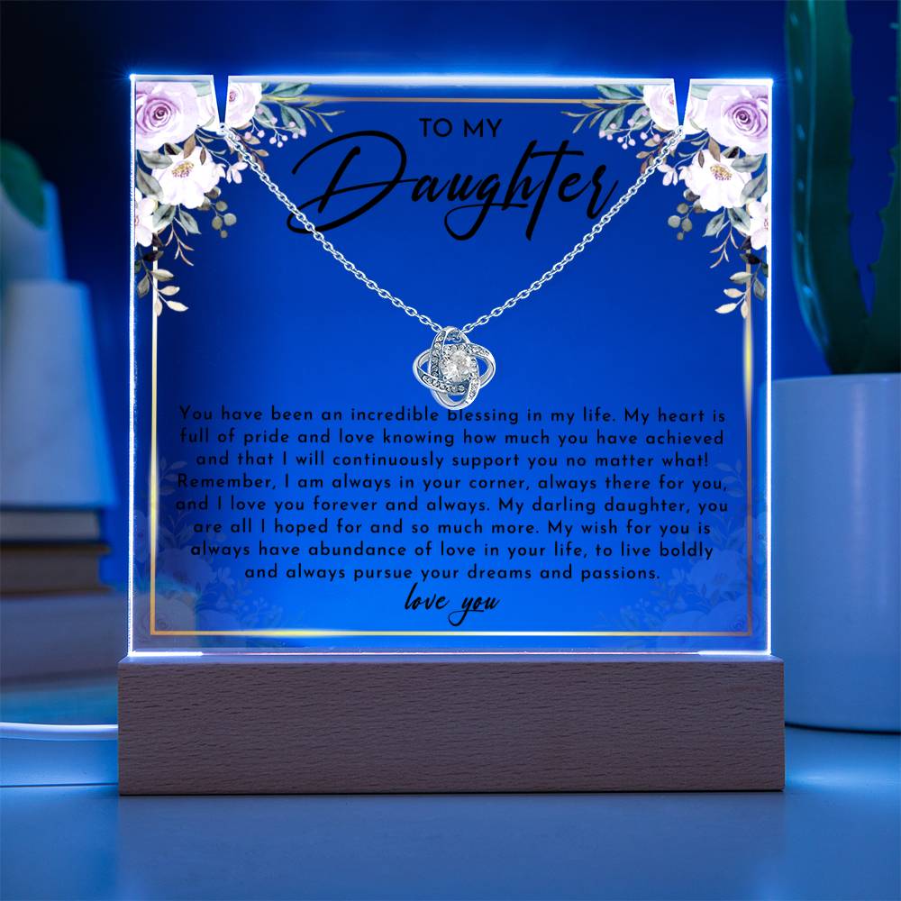 Daughter Gift - Keepsake Acrylic Necklace Bundle - A74