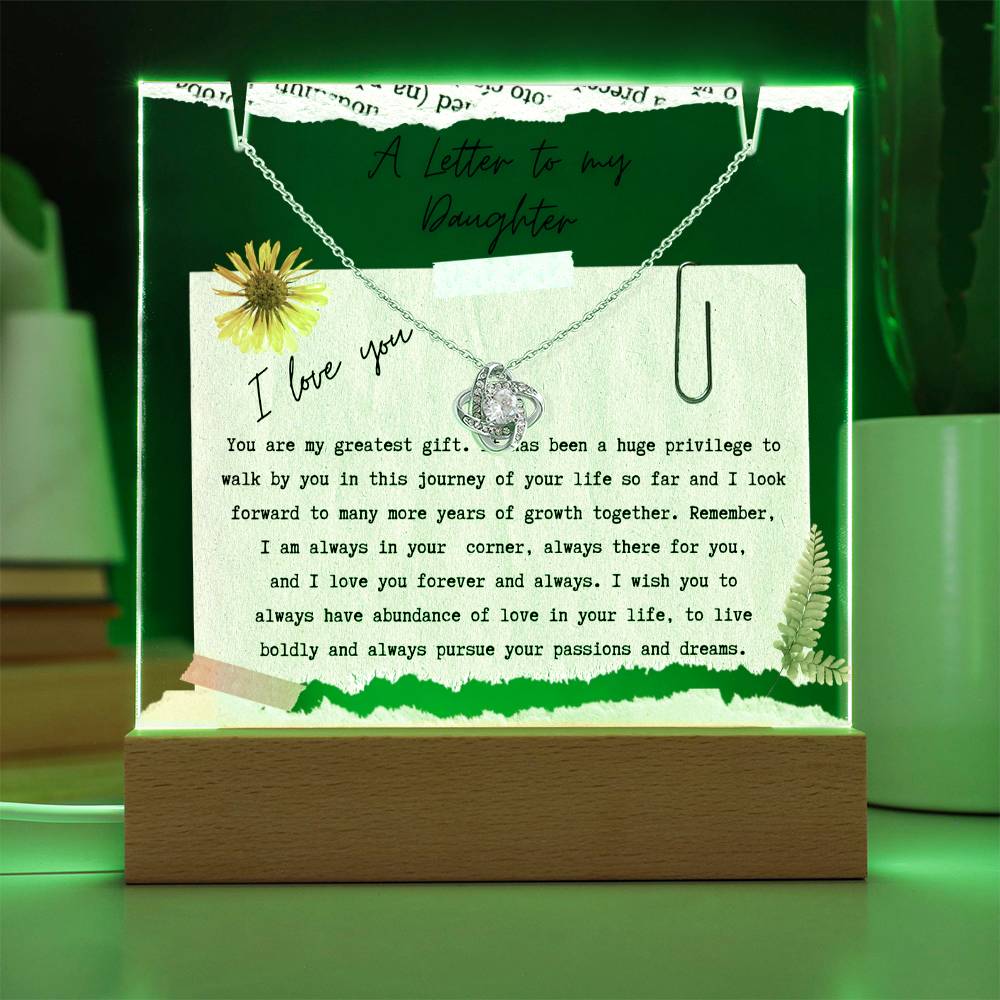 Daughter Gift - A Letter To My Daughter - A119