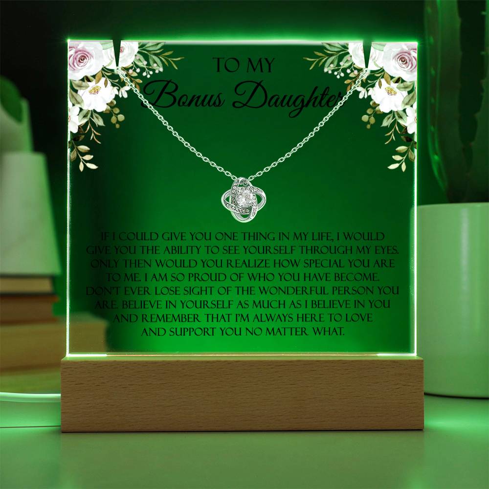 Bonus Daughter Gift - Keepsake Acrylic Necklace Bundle - A71