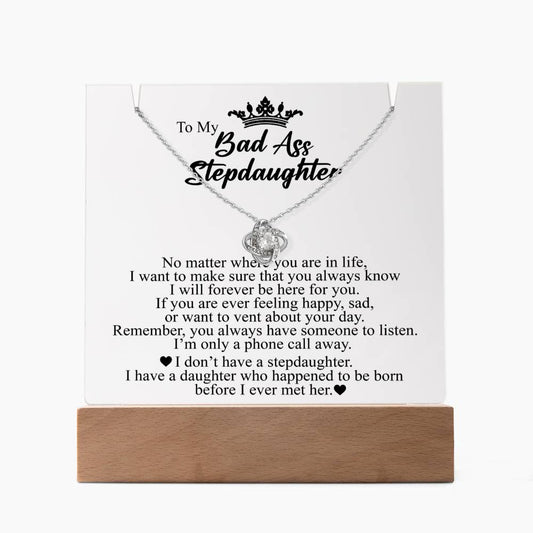 Stepdaughter Gift - Keepsake Acrylic Necklace Bundle - A60