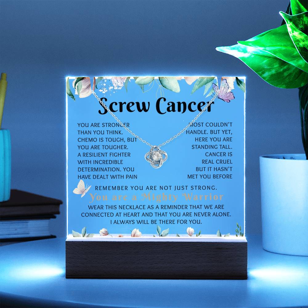 Screw Cancer, Warrior Gift For Her- A103