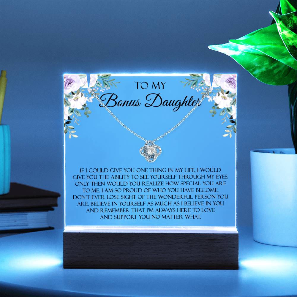 Bonus Daughter Gift - Keepsake Acrylic Necklace Bundle - A71