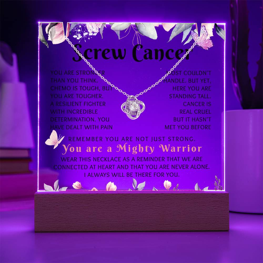 Screw Cancer, Warrior Gift For Her- A103