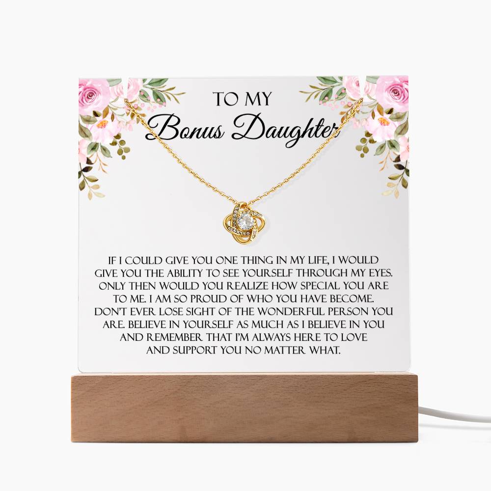 Bonus Daughter Gift - Keepsake Acrylic Necklace Bundle - A71