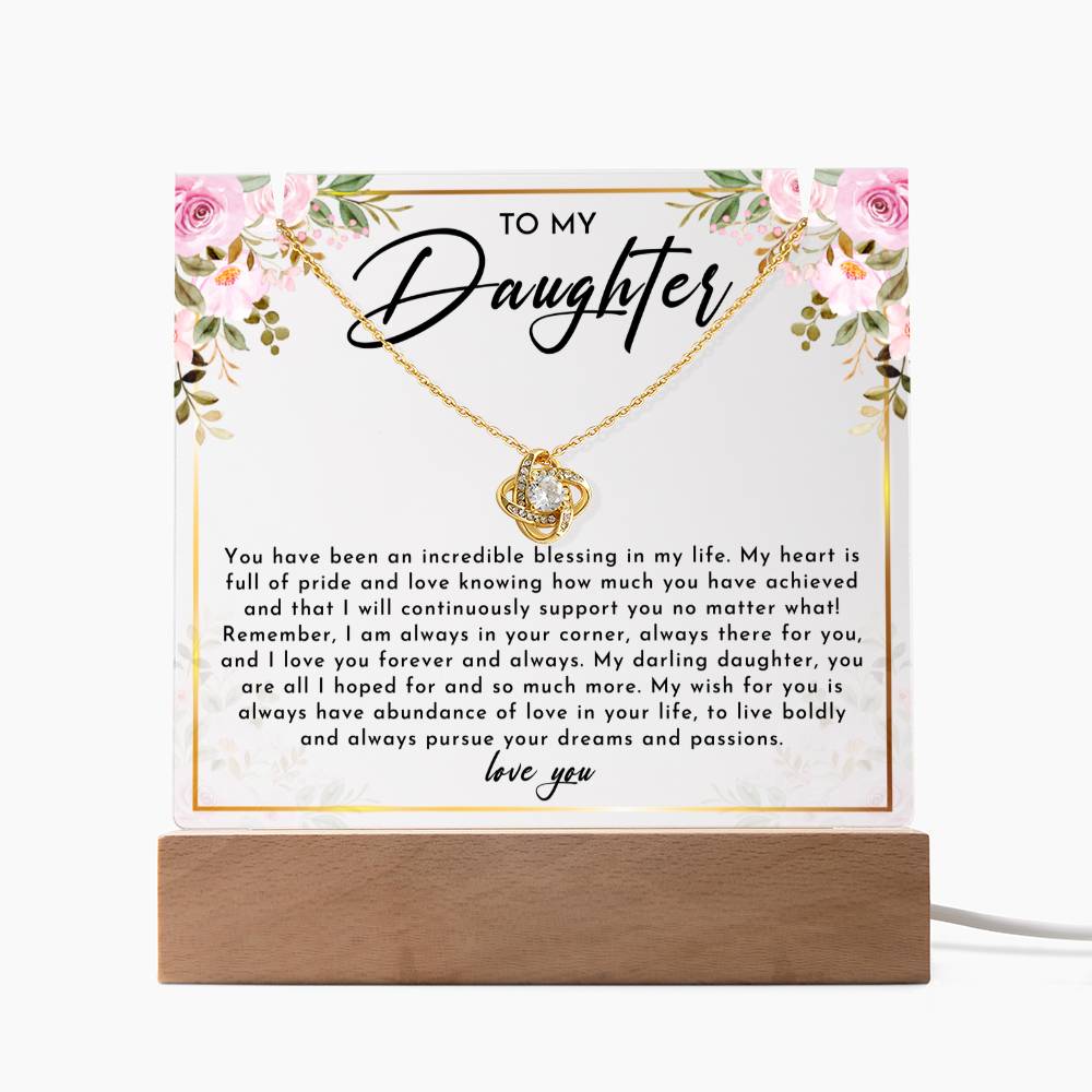 Daughter Gift - Keepsake Acrylic Necklace Bundle - A74