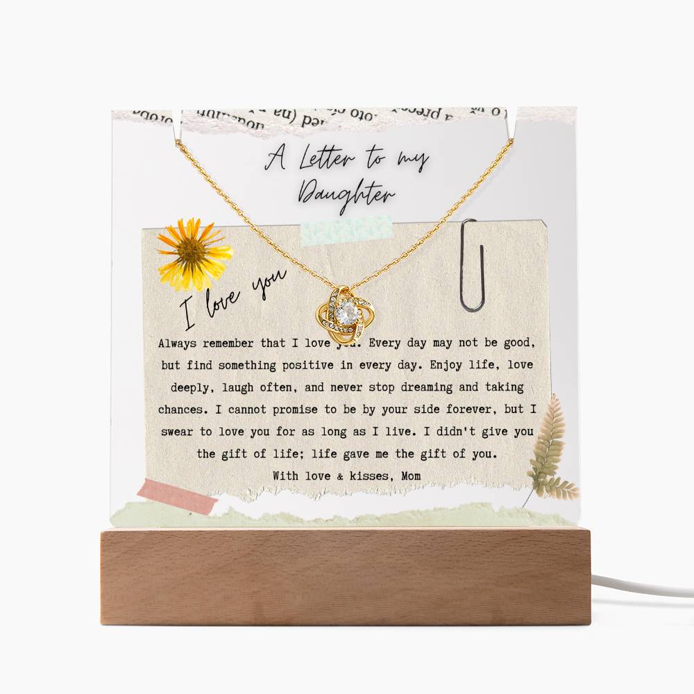 Bonus Daughter Gift - A Letter To My Daughter - A118